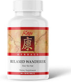 Kan Herbs Relaxed Wanderer Tablets – Traditional Chinese Herbal Blend with Dong Quai, White Peony & Bupleurum to Support Liver Qi Balance & Digestive Harmony, Xiao Yao San Formula, 300 Tablets