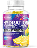 Built by Nature Hydration Electrolyte Gummies – Electrolyte Gummies for Hydration & Dehydration Support – 60 Gummy