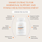 Hormonal Support - Hormone Balance Supplement for Women, PMS Support Supplement & Hormone Harmony for Women, Supports Energy, Mood Swings, Hot Flashes, Menopause Hormonal Balance (60 Caps)