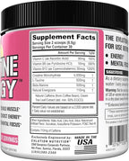 Evlution Nutrition Creatine Energy - Supports Muscle Growth, Boosts Energy, Endurance & Cognition - 5g Pure Creatine Monohydrate Per Serving - B + C Vitamin Complex - 30 Servings - Pink Lemonade