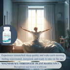 Kappa Nutrition Powered by Magbrain™ Magnesium L-Threonate Plant-Based, 90 Vegan Capsules, 420mg Elemental Magnesium (3 Capsules) from 2,253mg, Brain, Sleep & Muscle Support.