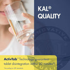 KAL DHEA Vegetarian Tablets, 25 mg, 60 Count
