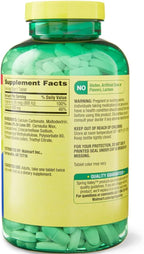 Spring - Valley Calcium 600 mg + Vitamin D 20 mcg - 500 Count with Weekly Pill Organizer GoodDealsHouse - Bone Health Dietary Supplement Tablets