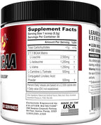 Stimulant Free Lean BCAA Powder - Evlution Nutrition BCAAs Amino Acids Powder with CLA Carnitine and 2:1:1 Branched Chain Amino Acids Supports Muscle Recovery Fat Burn and Metabolism - Fruit Punch