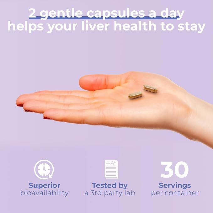 Avenir Nutrition Liver Shield & Cleanse | Herbal Liver Cleanse Detox & Repair Supplement | Milk Thistle & Artichoke Extract Supplements | Fatty Liver & Health Support | 60 Capsules for Men and Women