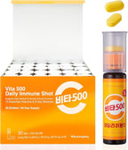 KWANGDONG Vita500 Daily Immune Shot - 7-Day Supply, Immune Support Supplement with 13 Vitamins and 8 Minerals. All in One Immunity Booster Shot, 0.75Fl oz/Bottle (30 Bottles)