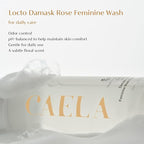 CAELA Feminine Wash Gel, pH-Balanced Formula with Triple Lactobacillus Ferment Complex, Vegan K-Beauty Intimate Care for Women, Sea Buckthorn & Damask Rose, Sulfate-Free, 6.76 Fl Oz
