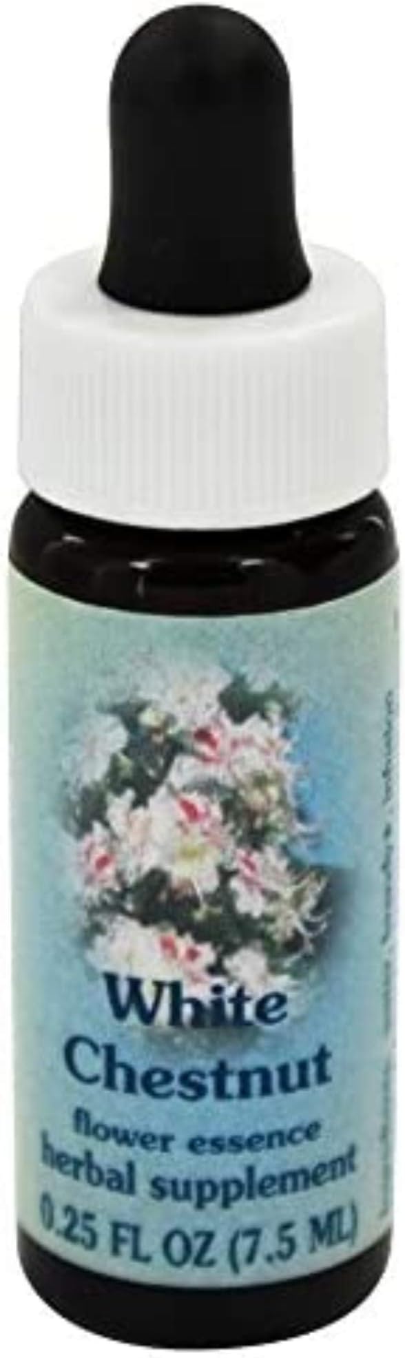 Flower Essence Services Supplement Dropper, White Chestnut, 0.25 Ounce