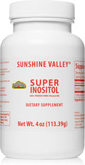 Sunshine Valley® Super Inositol Powder – Dietary Supplement, Wellness & Healthy Lifestyle – Unflavored Powder – 4 oz