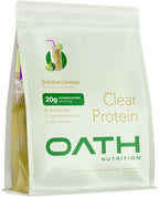 Oath Nutrition Clear Whey Isolate Protein Powder, Brazilian Limeade, 20g Complete Protein per Serving, No Added Sugar, Grass-Fed, 18 Servings