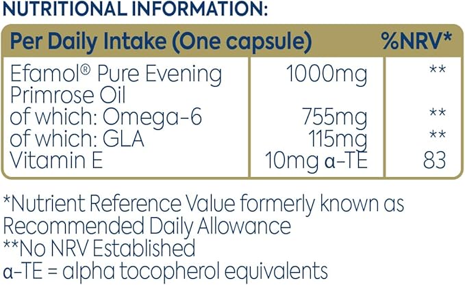 Efamol Evening Primrose Oil 1000mg 30 caps