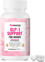 GLP-1 Support Weight Loss Probiotic Supplement for Women - Natural Appetite Suppressant Metabolism & Gut Health - GLP1 Support to Activate Daily Hunger Control & Fat Burn Support