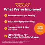 SmartyPants Multivitamin Gummy for Women 50 and Over, Omega 3 (DHA/EPA), Methylfolate, CoQ10, Vitamin D3, C, Vitamin B12, B6, A, K, Biotin, Gluten Free, 90 Count (30 Day Supply)