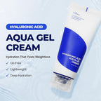 IsNtree Hyaluronic Acid Aqua Gel Cream 100ml, 3.38 fl oz | Korean Skincare | Lightweight Moisturizer | Quick-Absorbing Hydration | For Oily to Combination Skin