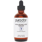 PURA D'OR 3.3 Oz Hyaluronic Acid Serum For Deep Hydration - Anti-Aging, Plumping & Moisturizing Formula For Smooth, Supple Skin - Natural Skincare Boost - Fine Lines & Wrinkle Reducer