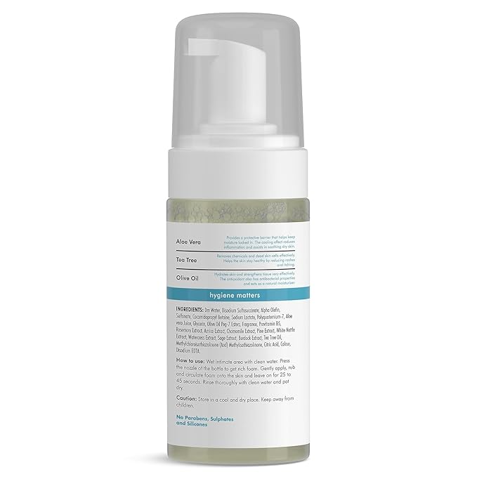 Man-M.a.t.t.e.r.s Intimate Wash with Aloe Vera, Tea Tree for Men Anti Bacterial, Anti Itch, Anti Odour | Better Private Parts Hygiene| pH Balanced Intimate |120 ml