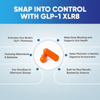 GLP-1 XLR8 Supplement for Weight Loss, Digestion, Constipation, Bloating Relief with Akkermansia 2.6 Billion AFU Live Prebiotic Probiotic Postbiotic Gut Health + Berberine for Women Men 180 Capsules