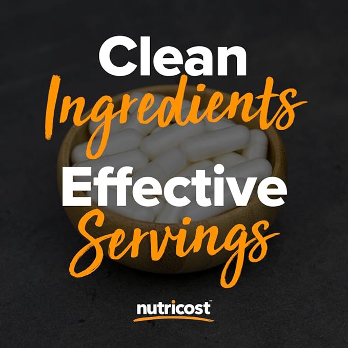 Nutricost Glucosamine Sulfate 1500mg, 240 Capsules - 750mg Per Capsule, Gluten Free, Non-GMO