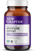 New Chapter Menopause Supplement - Estrotone Herbal Hormone Balance for Women in Perimenopause, with Black Cohosh for Hot Flash Relief & to Reduce Night Sweats + Vitex, No Added Hormones - 60 ct