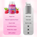 Magnesium Oxide 500mg Gummies for Vegan Sugar-Free Raspberry Flavor, Muscle Recovery, Nerve Health & Relaxation, 60 Gummies (Non-GMO, Gluten & Allergen Free)
