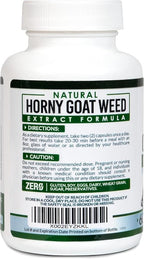 Horny Goat Weed Complex Supplement with Maca Root, Tongkat Ali, L-Arginine & Panax Ginseng – Energy, Stamina, Circulation & Vitality Support for Men & Women – Herbal Adaptogen Blend – 60 Capsules