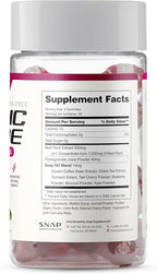 Snap Supplements Nitric Oxide Gummies - Beet Root Extract 300mg, Sugar Free Beetroot Supplement with Pomegranate Powder for Circulation & Natural Energy, 60 Vegan Gummies, Cherry Flavor
