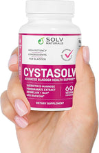 CYSTASOLV Bladder & Pelvic Discomfort Formula - Enjoy Less Urgency & Flares* with Daily IC/BPS UTI Support – Premium Bladder & Urinary Support for Women & Men - 60 Vegan Capsules