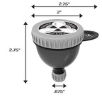 Protein Funnel to Go, Supplement Powder Funnel Containers for Workouts and Travel, Fill N Go Funnels (1, 70ML)