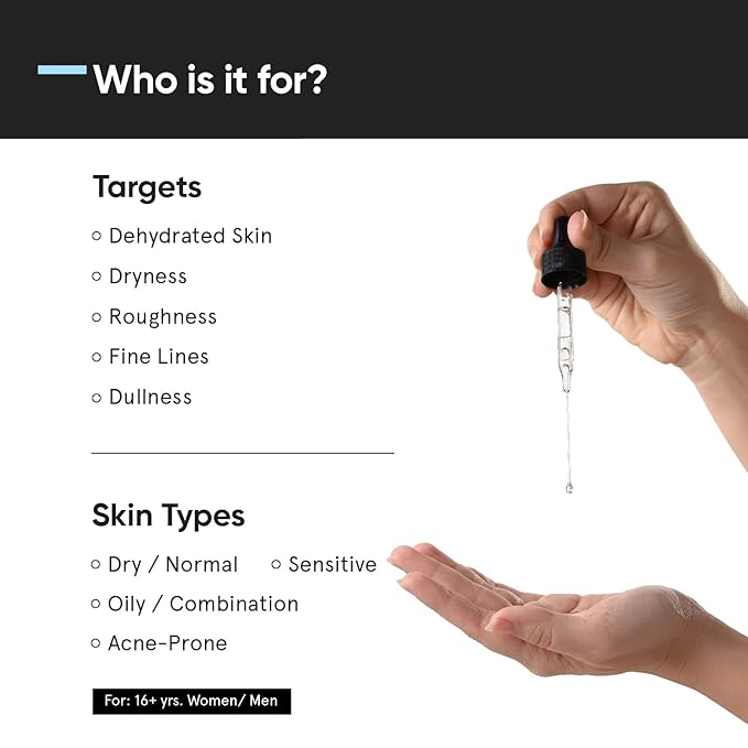 Minimalist Hyaluronic Acid + PGA 2% Face Serum for Multi Depth Hydration, Glow & Lesser Fine Lines | For Plumper & Smoother Skin | For Women & Men | For all Skin Types | 1 Fl Oz / 30 ml