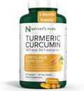Nature's Push Turmeric Curcumin Super Potent 30:1 Extract 375mg 90% Curcuminoids, 1,350mg Turmeric Root 10:1 Plus Black Pepper for Healthy Inflammation Support Non-GMO Gluten Free Vegan USA 90 Caps