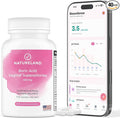 Natureland Boric Acid Vaginal Suppositories for Women 600mg - 40 Count - Made in USA - Feminine Care for pH Balance & Odor Control - Intimate Health Support - with BloomSense App
