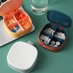 Portable Pill Organizer 3pcs Silicone Sealed Vitamin Container Mini Travel Medicine Case for Outdoor Use, Compact Medicine Storage Box for Daily Pills and Supplements