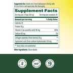 MegaFood Collagen Peptides for Women & Men - Unflavored Collagen Powder with Hyaluronic Acid & Vitamin C - Supports Skin Hair Nails & Joint Health - 20g Grass Fed Bovine Collagen - 20oz, 28 Servings