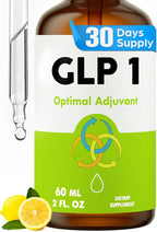 Glp 1 Liquid Drops for Women & Men, 27-in-1 Formula with Chromium, Hydrolyzed Collagen & Prebiotics & More | Vegan, Non-GMO, Fast Absorption - 60 ML(Lemon Flavor)