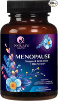 Menopause Supplements for Women - Natural Hormone Support with DIM, BioPerine & Broccoli Extract - Menopause Relief and Balance Antioxidant, for Hot Flashes and Night Sweats Support - 60 Capsules