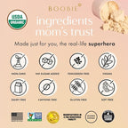 Boobie Body Superfood Protein Pregnancy and Postpartum Meal Replacement Shake, Vanilla Chai Flavor | 19g Protein | Safe for Lactation & Motherhood | Organic, Vegan, Zero Sugar, 1 Tub (20 Servings)