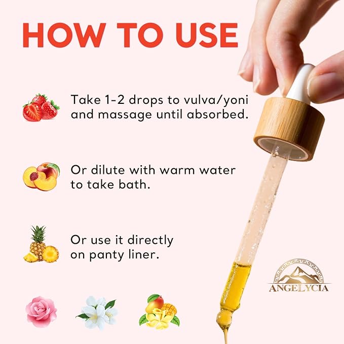MERICH Natural Yoni Oil for Women | pH Balancing Vaginal Detox Oil, Vanilla & Mango | Rejuvenating Formula for Dark Spots & Ingrown Hair | Odor Eliminator & Gentle Cleansing Feminine Care | 1 oz