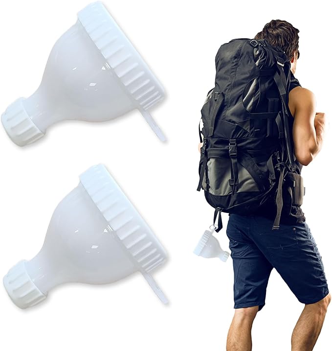 2Pcs Protein Powder Container to go Portable Supplement with Protein Powder Compartment Pill Storage Great for Workout Funnel Set Shaker Bottles Powder Supplement Storage Take to Go or Kitchen Use