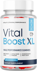 Vital Boost XL Gummies, Official VitalBoost X L Gummys for Men with All Natural Ingredients, Vital Boost XL Advanced Health & Wellness Support with Premium Active Lifestyle Vitamins (60 Gummies)