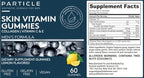 Particle Skin Vitamin Gummies, Gluten Free Daily Supplement for Healthy Skin Support, Men's Supplement Made with Vitamin C, Collagen, Biotin & Zinc, Lemon Flavor, 60 Gummies, 1 Month Supply