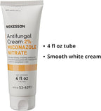 McKesson Antifungal Cream, 2% Miconazole Nitrate - Relieves Itching, Burning, Cracking from Jock Itch, Ringworm and Athlete Foot - 4 oz., 12 Count