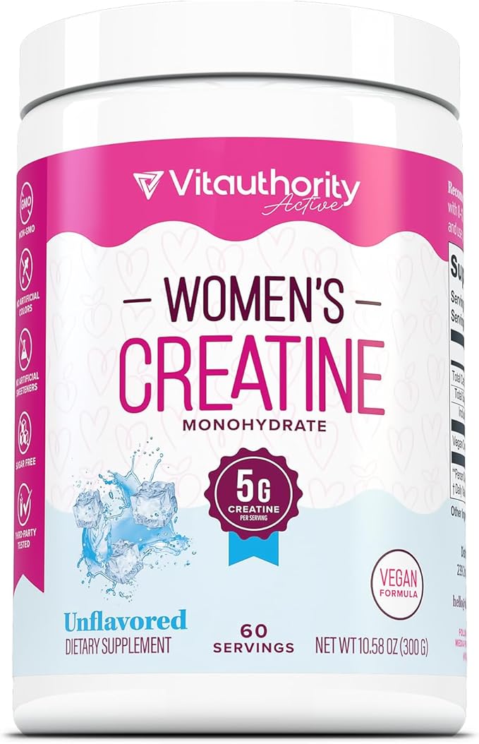 Micronized Creatine Monohydrate Powder – 5g per Serving Creatine Supplement | Support ATP Boost Strength, Lean Muscle & Recovery | No Sugar, Dyes, or Fillers | Superior Mixing - Unflavored 60 Servings