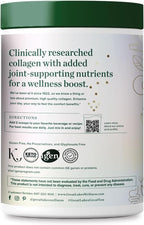 Great Lakes Wellness Movement Boost Advanced Collagen Peptides Powder with MSM, Hyaluronic Acid, Vitamin C - Joint Mobility & Comfort - Caramel Flavored - Non-GMO, Keto, Kosher - 8 oz