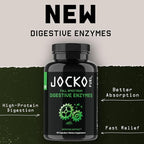 Jocko Fuel Digestive Enzymes - Full Spectrum Support, Nutrient Absorption, Gut Health Support, Digestion Aid - 60 Capsules