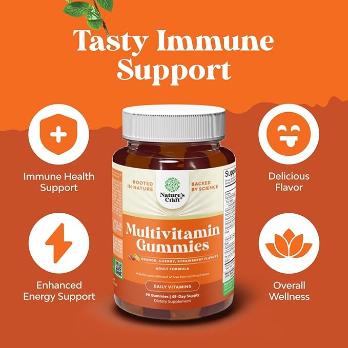 Multivitamin Gummies for Adults - Halal Multivitamin Gummy with B12 Biotin - Gelatin-Free Gummy Multivitamins for Men & Women - Vitamin Gummies with Zinc & Vitamin D - Non-GMO Gluten-Free - 90 Count