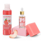 Feminine Wash & Yoni Oil & Yoni Soap Set for Women, Yoni Wash for Vaginal Ph Balance Remove Odor,Yoni Oil for Women Moisturizing, 1 Fl.Oz Feminine Oil & 5.07 Fl.Oz Vaginal Gel 3.53 Oz Yoni Soap Peach