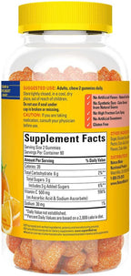 Nature Made Extra Strength Vitamin C 500 mg, 180 Gummies Bundle with a Pill Oragnizer (2 Items)
