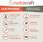 Nutracraft Cranberry Concentrate with Vitamin C & E | Urinary Tract & Bladder Support Supplement | 60 Softgels