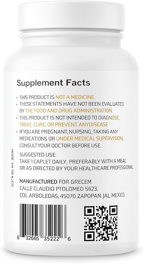 Hyaluronic Acid Collagen Joint Support Supplement with Turmeric, Glucosamine, Chondroitin & MSM – Flexibility & Cartilage Support – 850mg – 30 Caplets