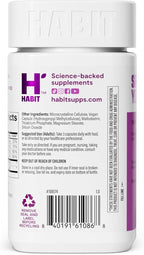 Habit Skin Glow, Supports Skin Health, Hyaluronic Acid, Vitamin A Retinol, Vitamin C & E, 60 Capsules